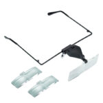 Glasses Type Magnifier with LED Lamp