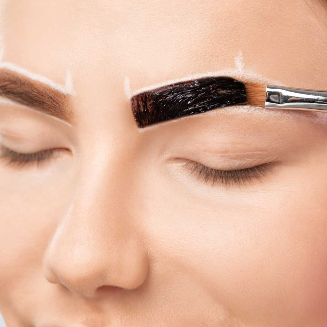 White Eyebrow Shaping Powder