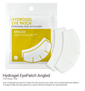 Angled Shape Hydrogel Under Eye Patch for Lash Extensions